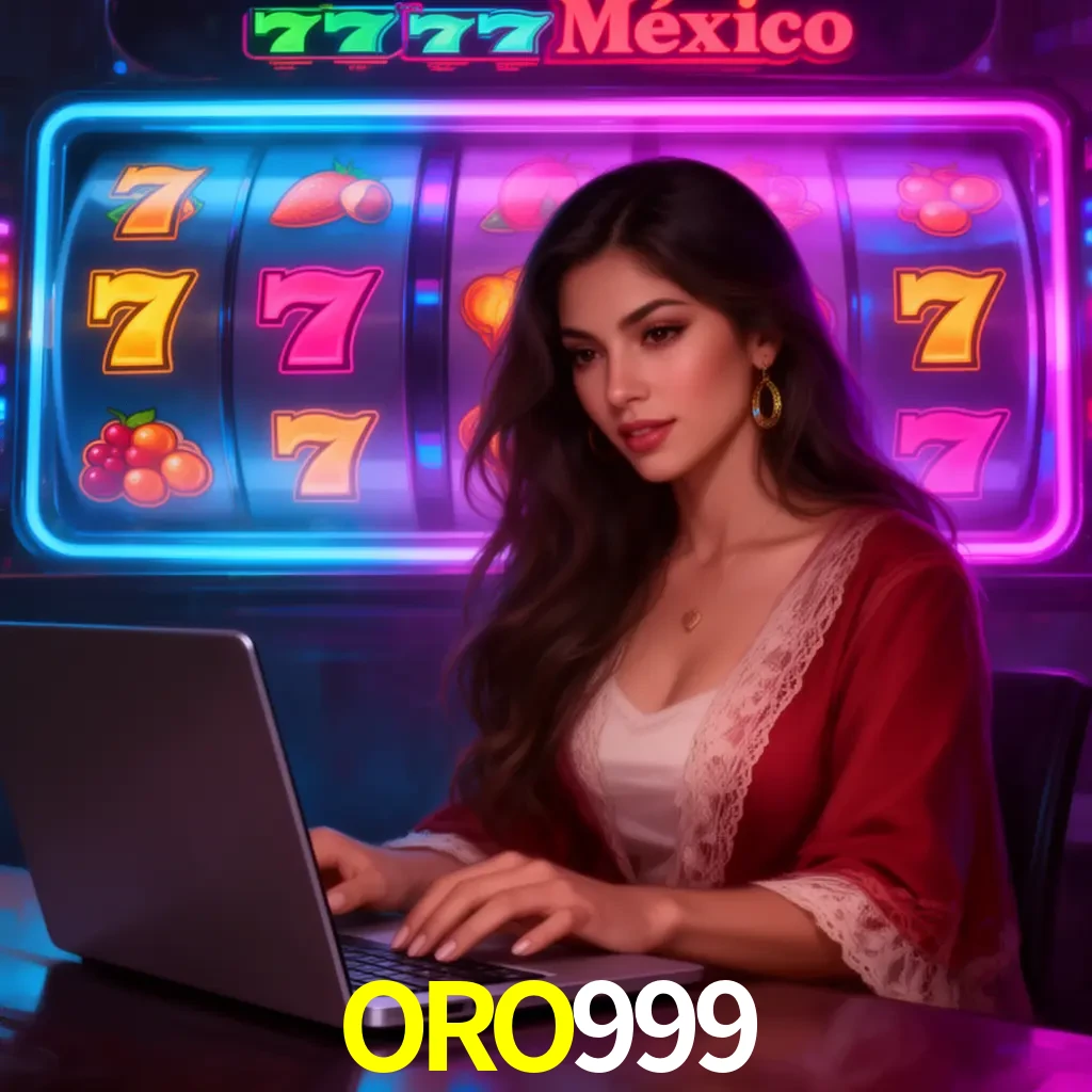 ORO999 Slots - tragamonedas, RTP y control Tragamonedas ORO999 con símbolos, saldo móvil y reglas de apuesta visibles